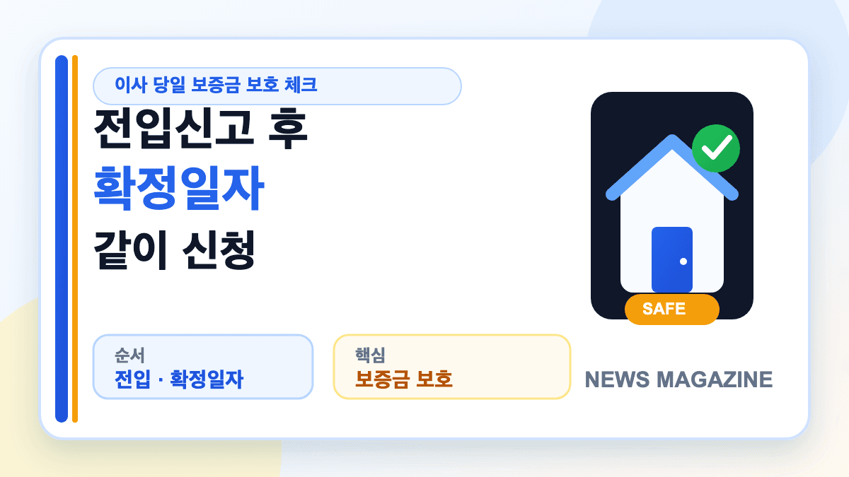 전입신고 후 확정일자 같이 신청하는 방법을 설명하는 대표 썸네일