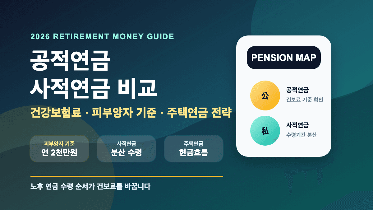 공적연금 사적연금 건강보험료 피부양자 기준 2026 가이드 대표 썸네일